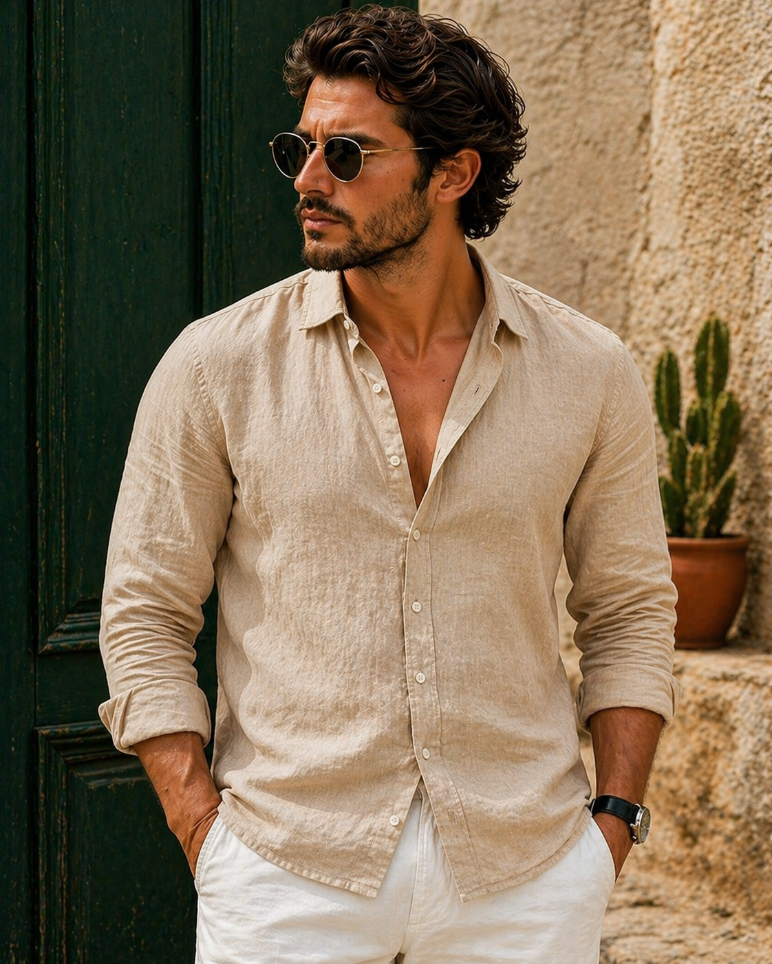Cayetano - Camisa de Verano Premium