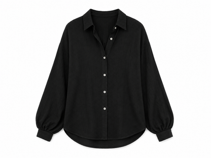 Holly - Blusa de botones elegante
