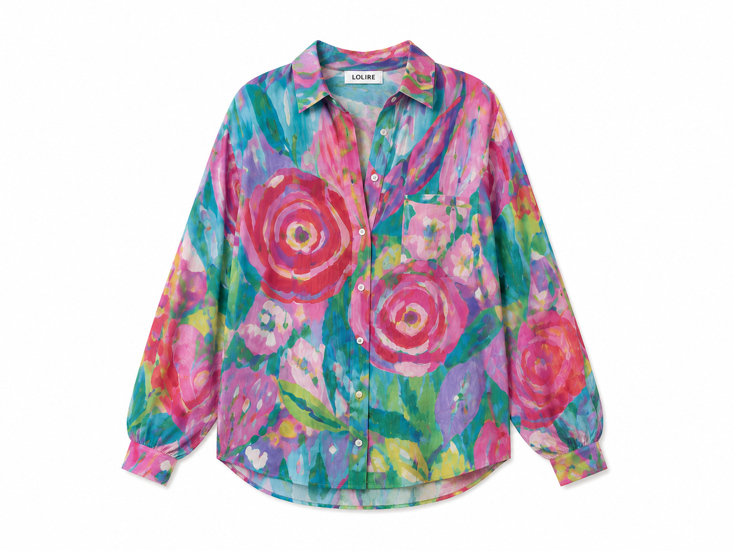 Melisa - Blusa con patrones coloridos