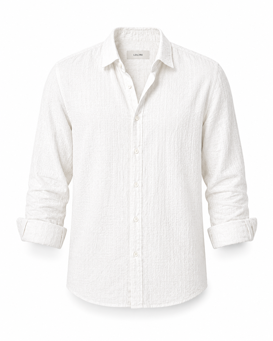 Cayetano - Camisa de Verano Premium Blanco