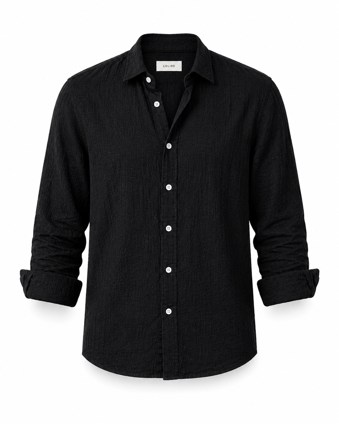 Cayetano - Camisa de Verano Premium Negro