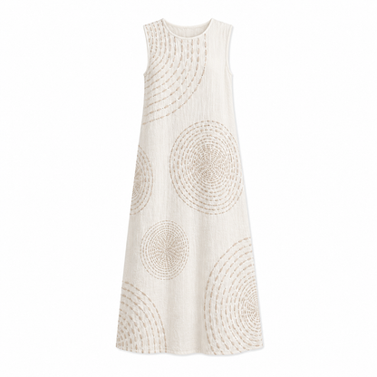 Luna - Vestido informal de estilo retro