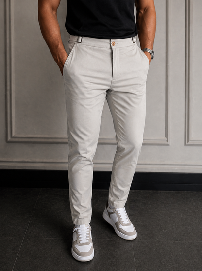Leonard - Pantalones elegantes de corte ajustado