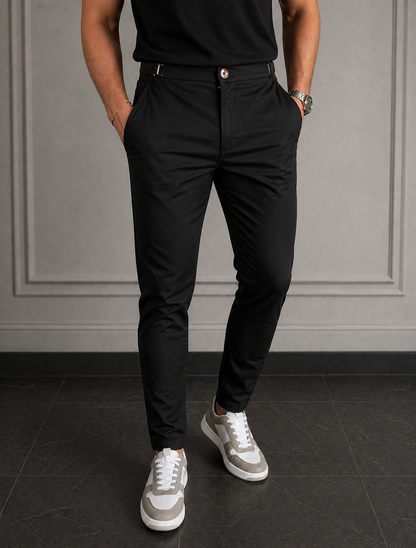Leonard - Pantalones elegantes de corte ajustado