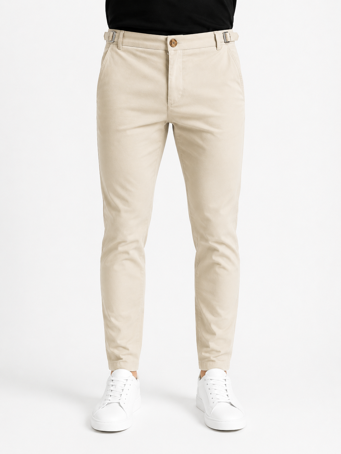 Leonard - Pantalones elegantes de corte ajustado