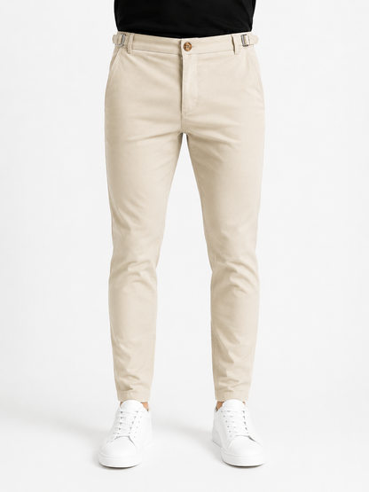 Leonard - Pantalones elegantes de corte ajustado