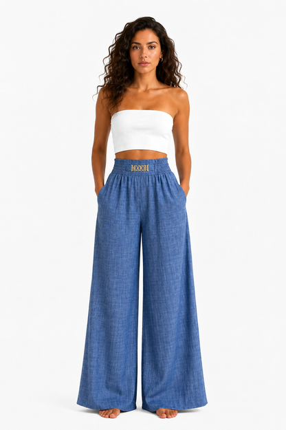 Valeria - Pantalón Palazzo Elegante