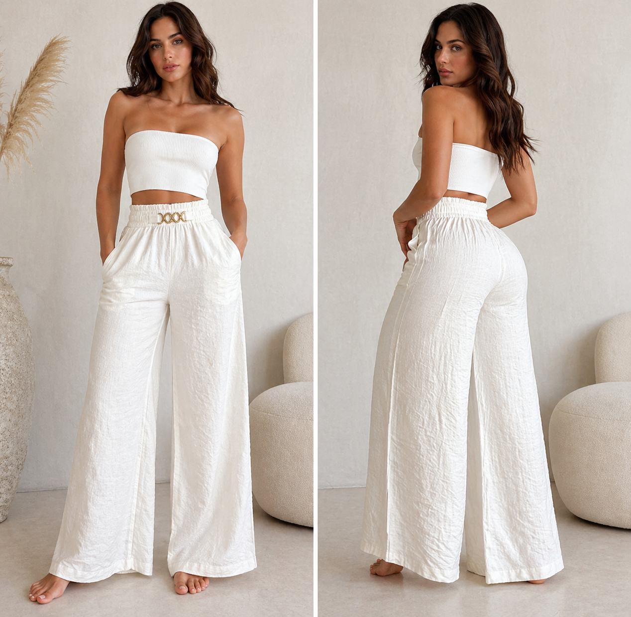 Valeria - Pantalón Palazzo Elegante