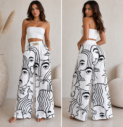 Valeria - Pantalón Palazzo Elegante