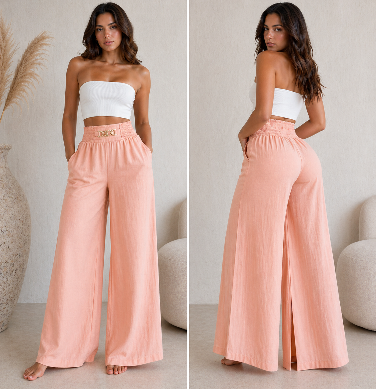 Valeria - Pantalón Palazzo Elegante