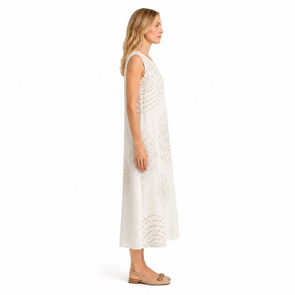 Luna - Vestido informal de estilo retro